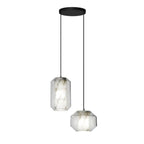 Alabaster Glass Cylinder Pendant Light