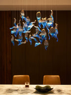 Ocean Drift Blown Glass Customize Chandelier