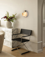 Orbit Pearl Alabaster Wall Light