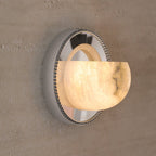 Orbit Pearl Alabaster Wall Light