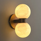 Alabaster Celestia Orb Wall Light