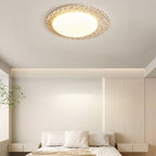 Textured Organic Travertine Ceiling Lamp