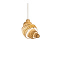 Croissant Fabric Pendant Light