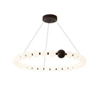 Celestial Bead Ring Chandelier