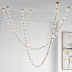 Glass Chain Chandelier