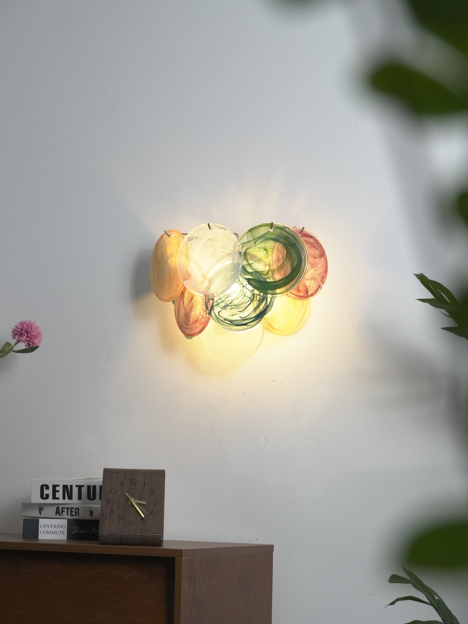 Lunaria Disc Murano Wall Lamp