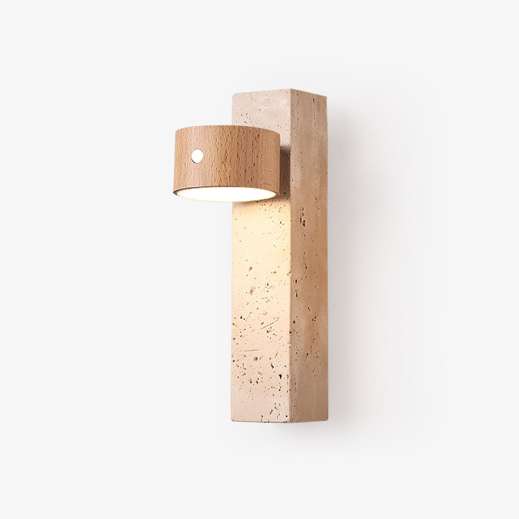 Axis Wood Rechargeable Wall Light