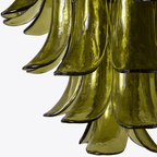 Green Petalo Chandelier