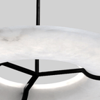 Carve Alabaster Pendant Light