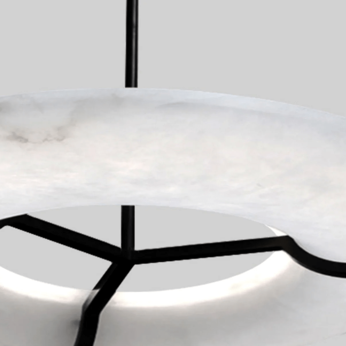 Carve Alabaster Pendant Light