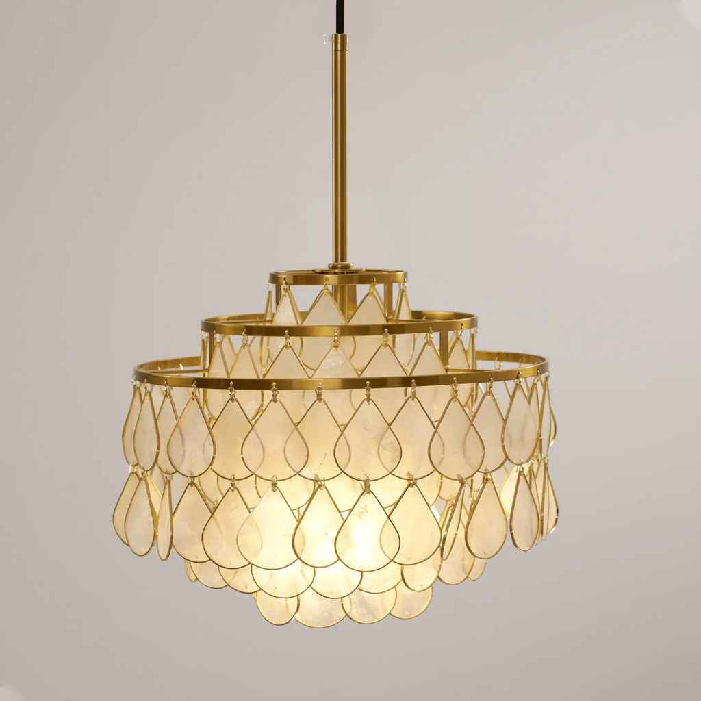 Teardrops Shell Chandelier