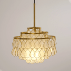 Teardrops Shell Chandelier