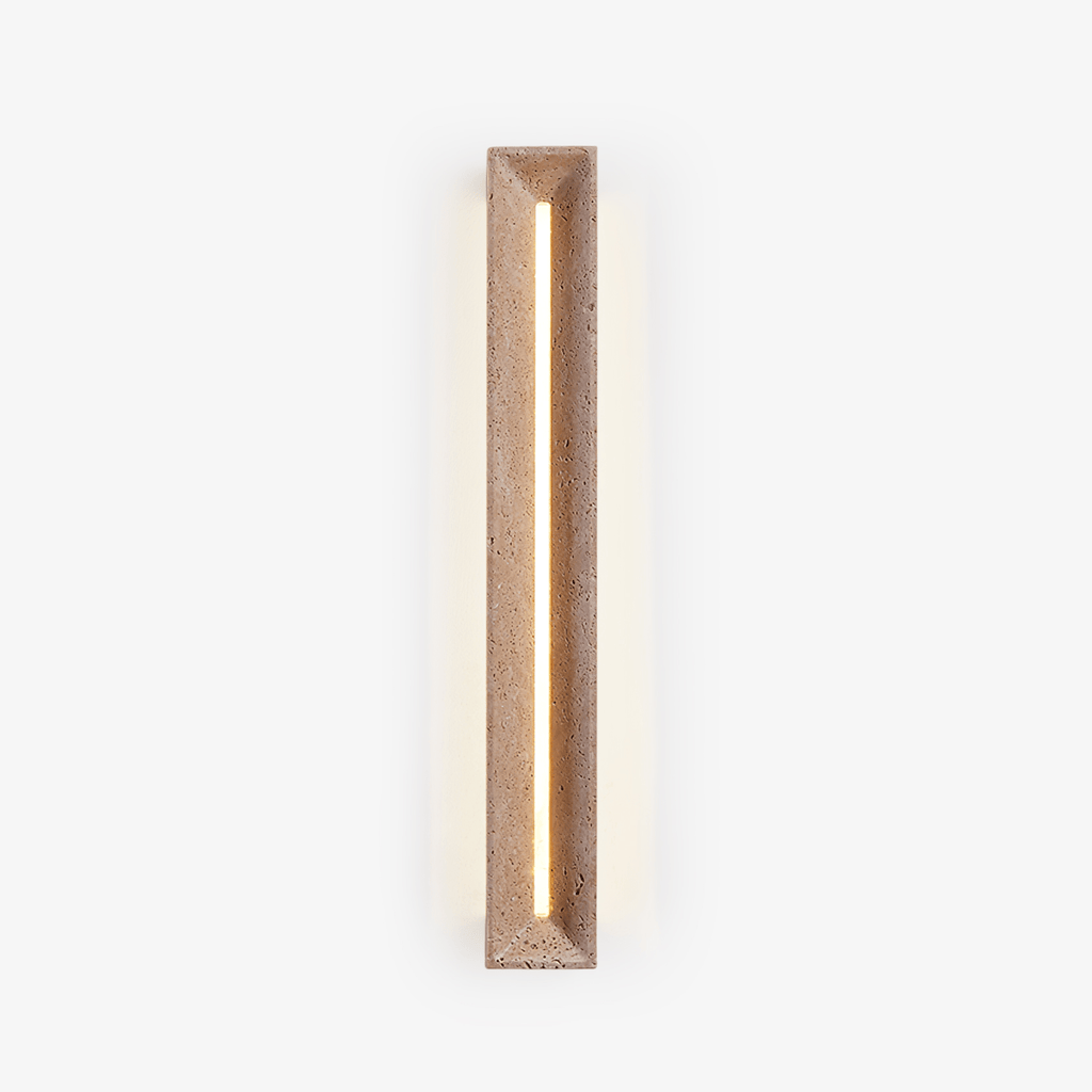 Solace Travertine Beam Wall Light