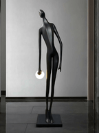 Noir Muse Sculpture Floor Lamp
