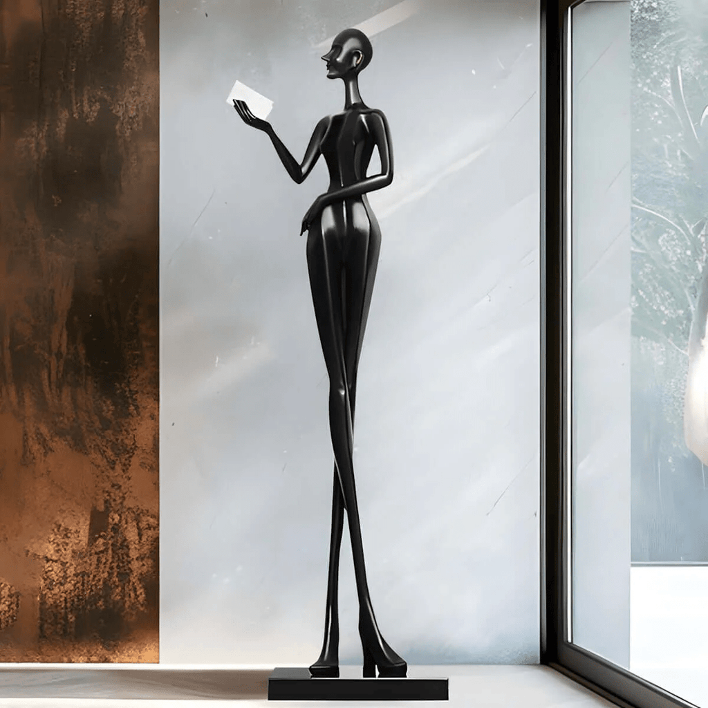 Elegant Lady Sculpture Ornaments
