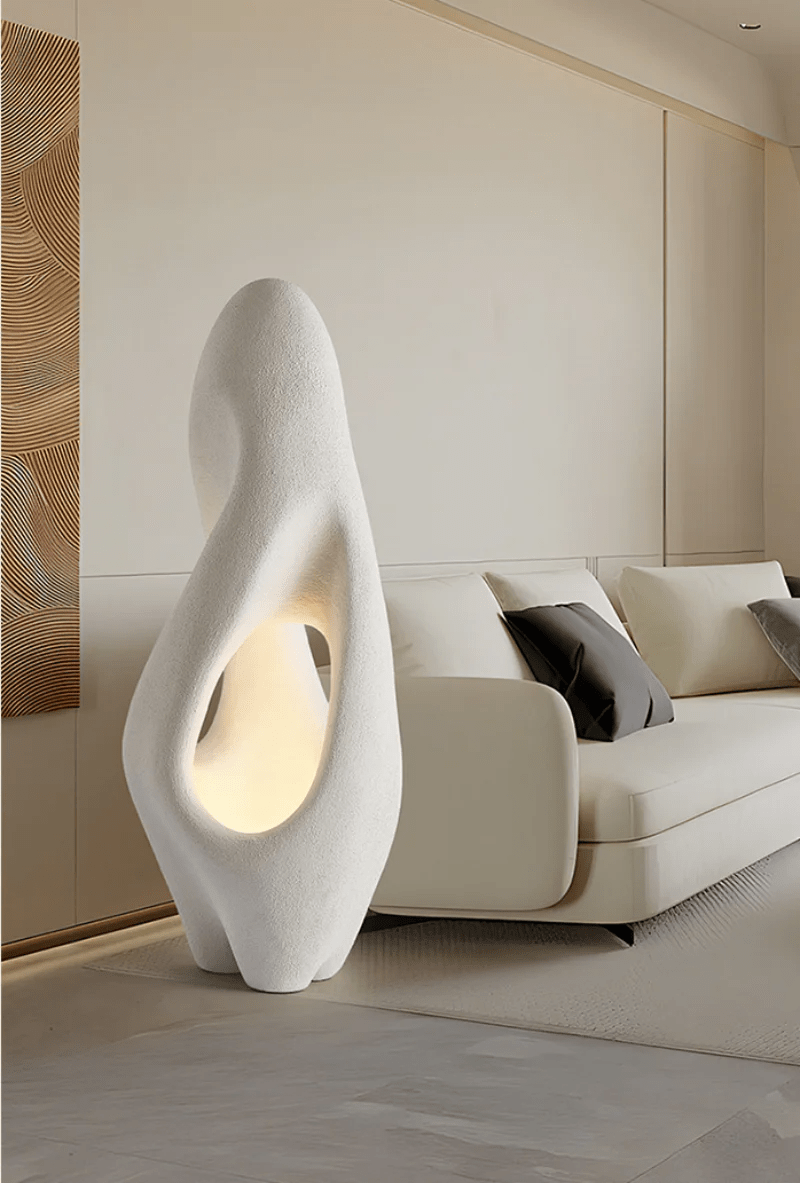 Wabi-Sabi White Floor Lamp