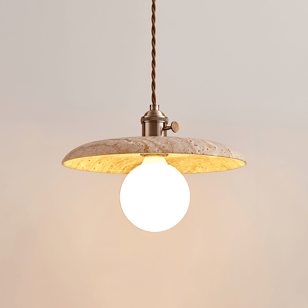 Renzo Travertine Pendant Light