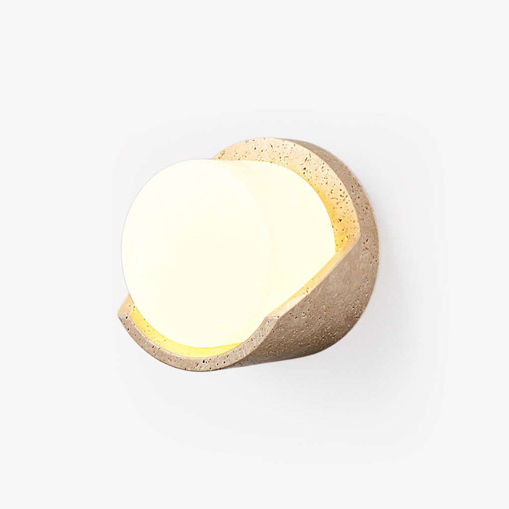 Linus Travertine Wall Light
