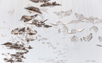 Leaf Twisted Sculptural Customize Chandelier