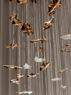 Leaf Twisted Sculptural Customize Chandelier