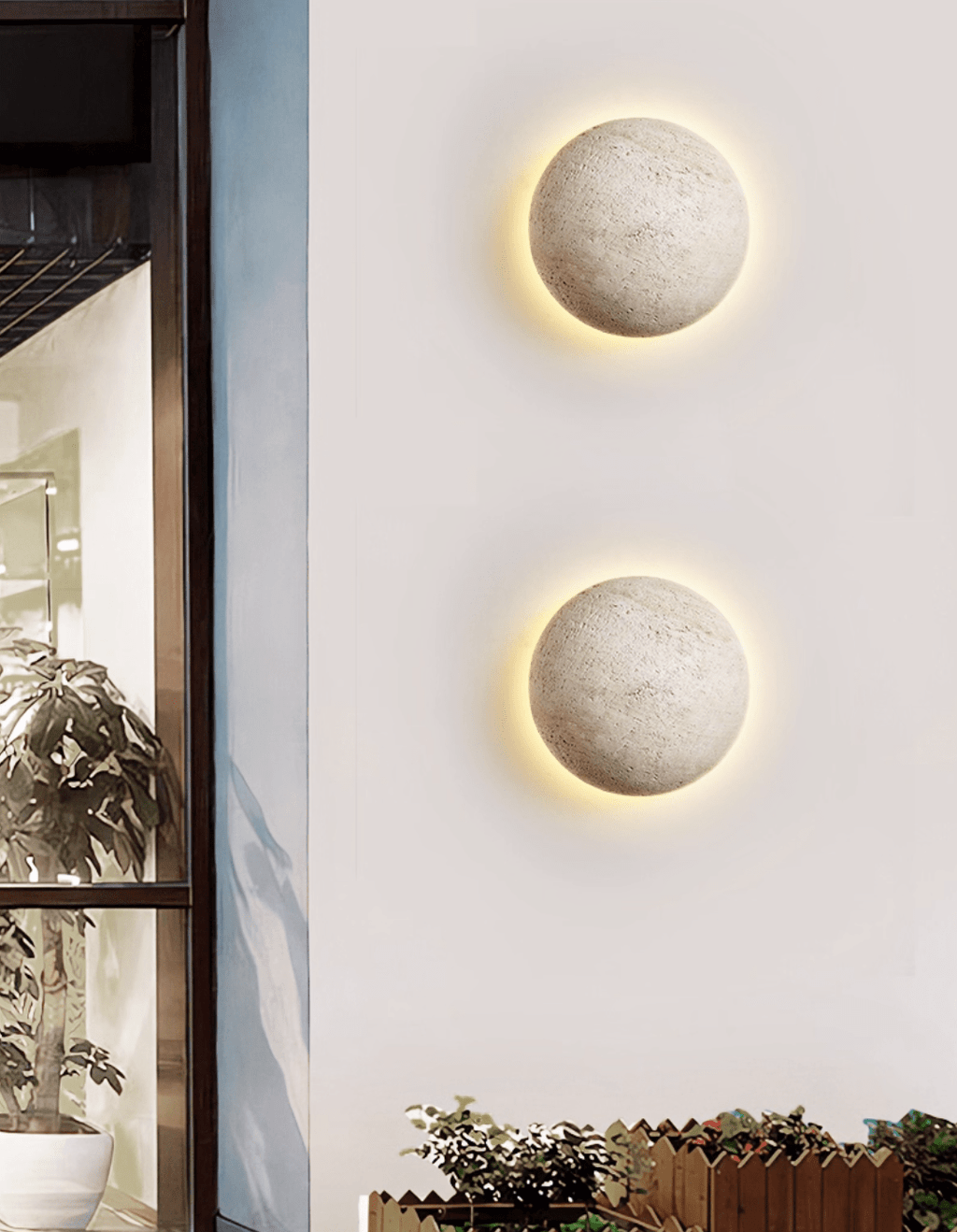 Pebble Stone Wall Light