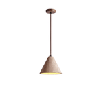 Solis Cone Travertine Pendant Lamp