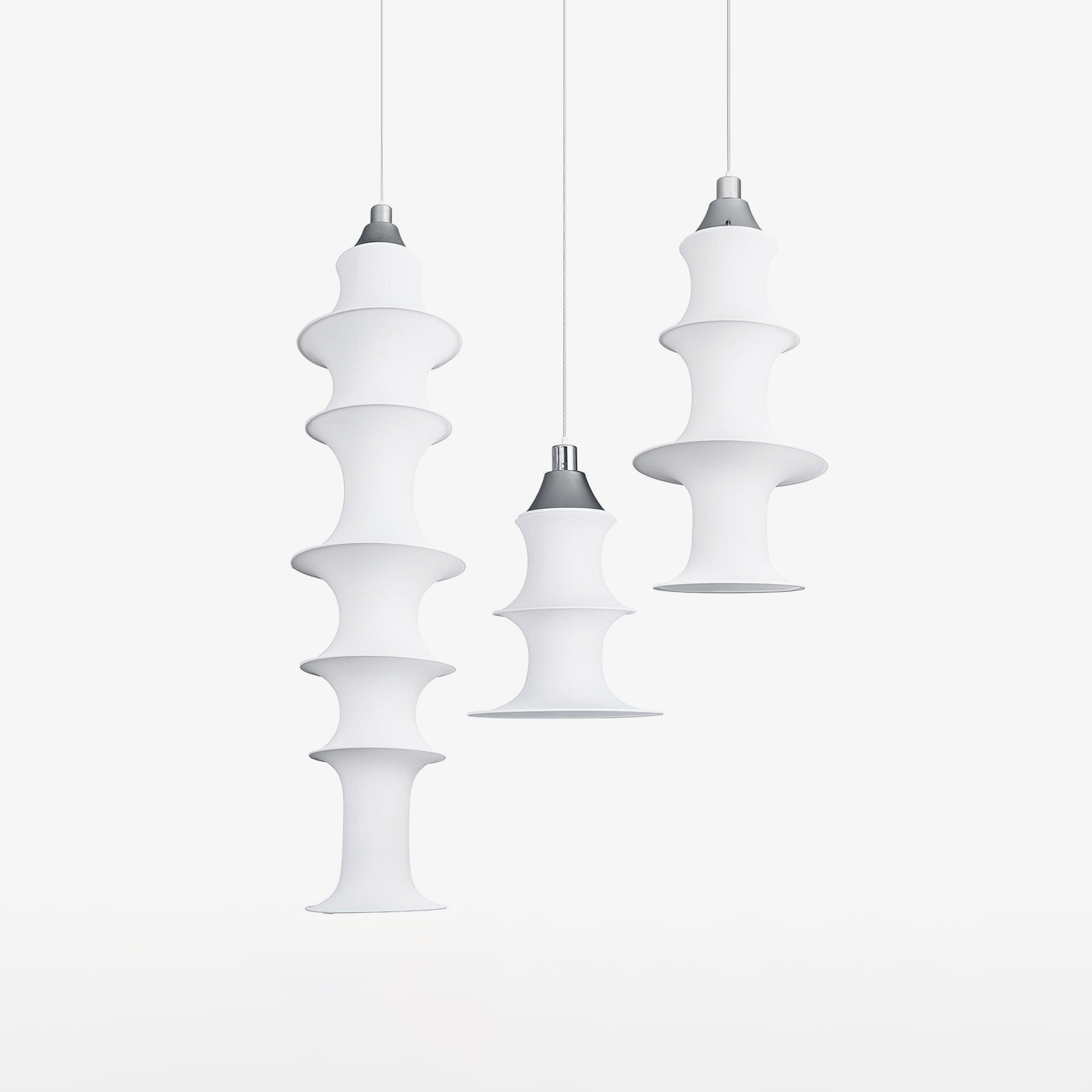 Tiered Column Pendant Light