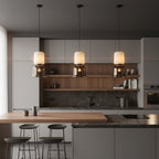 Textured Layered Glass Pendant Light