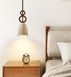 Stone Bell Rings Pendant Light
