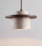 Cylindrical Stone Sconce