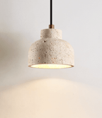 Travertine Bell Pendant Lamp
