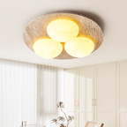 Trio Travertine Ceiling Light