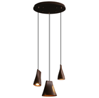 Nordic Tilted Wood Pendant Light