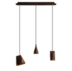 Nordic Tilted Wood Pendant Light