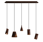 Nordic Tilted Wood Pendant Light