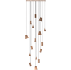 Nordic Tilted Wood Pendant Light