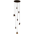 Nordic Tilted Wood Pendant Light