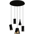 Nordic Tilted Wood Pendant Light