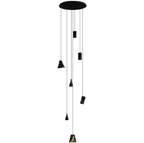 Nordic Tilted Wood Pendant Light