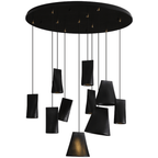 Nordic Tilted Wood Pendant Light
