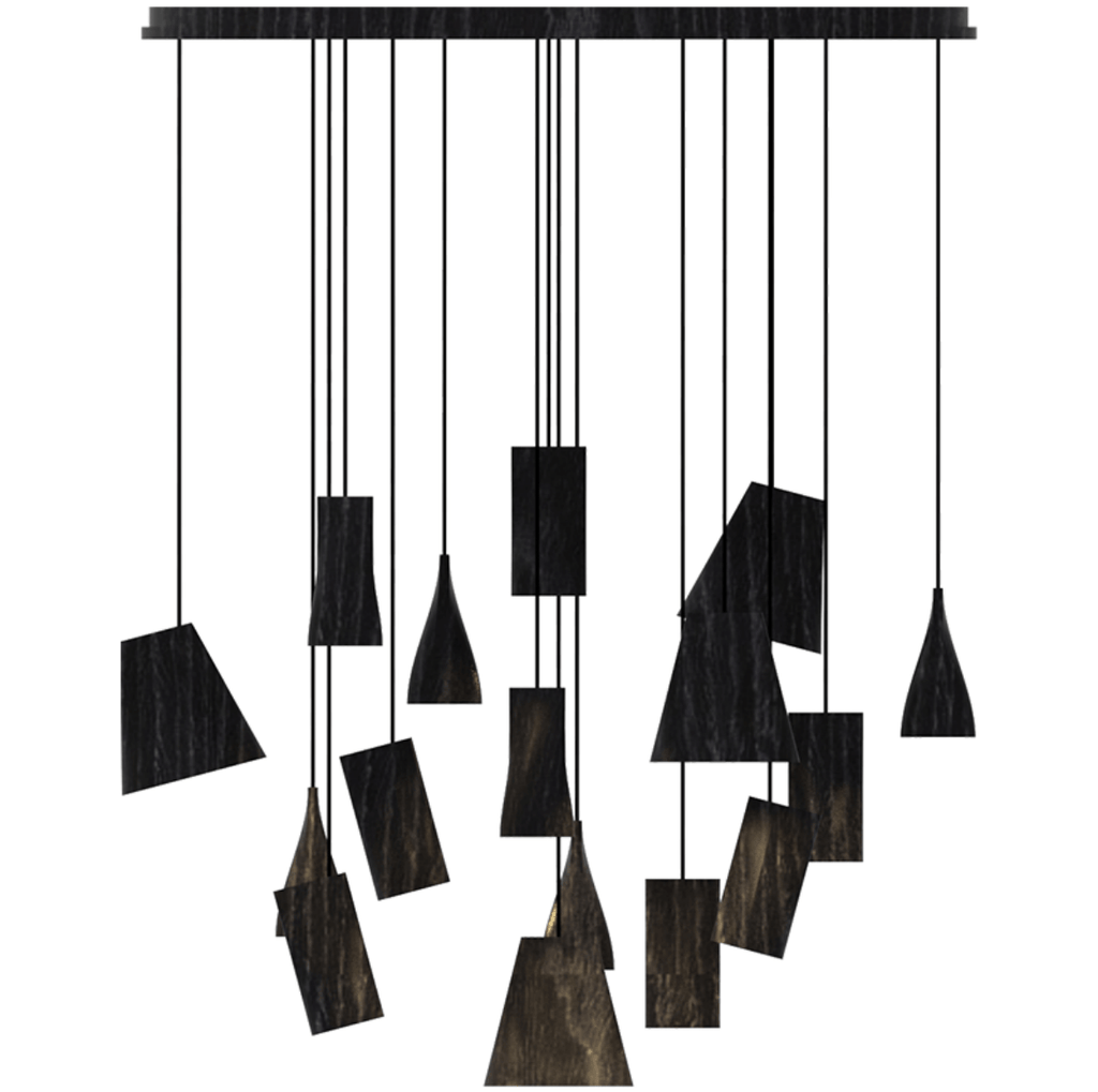 Nordic Tilted Wood Pendant Light