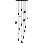 Nordic Tilted Wood Pendant Light