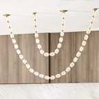 Glass Chain Chandelier