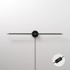 Minimalist Linear LED Plug-in Wall Lamp