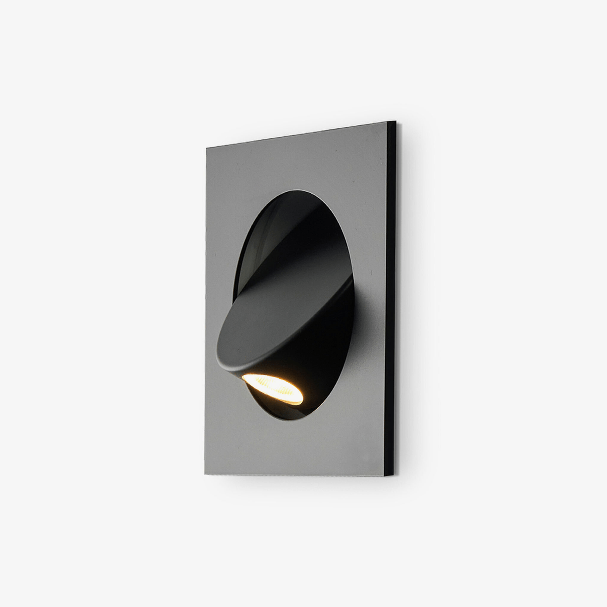 Minimalist Recessed Rotatable Sconce