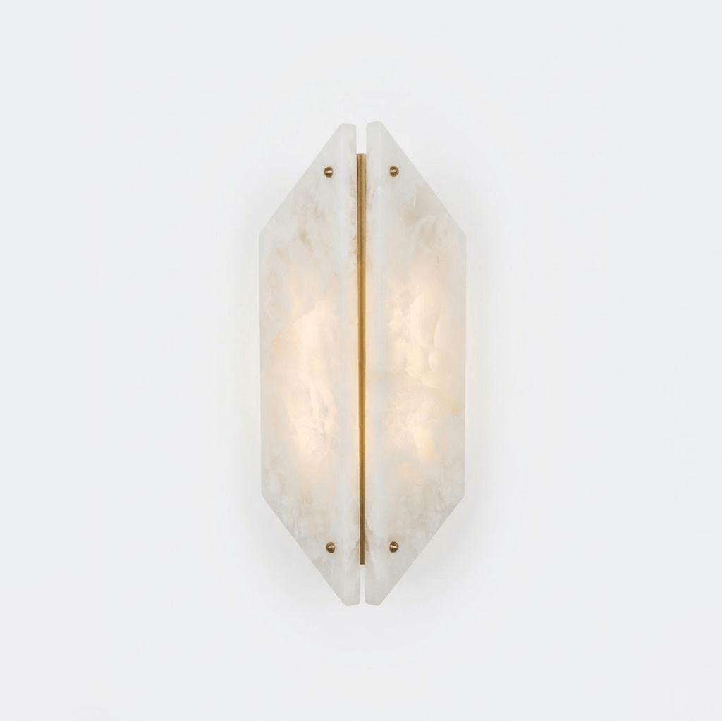 Onyxa Crest Alabaster Wall Lamp