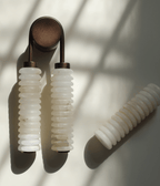 Calla Ribbed Alabaster Sconce