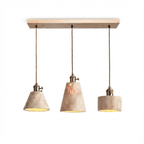 Terraform Travertine Pendant Light