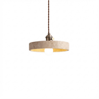 Terraform Travertine Pendant Light