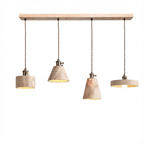 Terraform Travertine Pendant Light